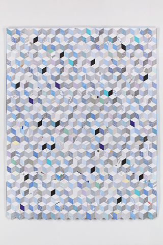 Illustration for article titled You'd Never Guess These Quilts Are Made From 1000s of Envelopes